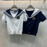 Miu Miu Gold Short Sleeves
