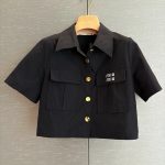 Miu Miu Gold Shirts