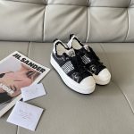 Dior Canvas Shoes Red Pu Leather Summer Early