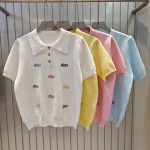 Miu Miu Jacquard Short Sleeves