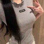 Miu Miu Short-Sleeved T-Shirt