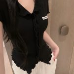 Miu Miu Lace Short Sleeves