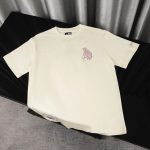 Earth T-Shirts Red Cotton Air Denim Cyberpunk Street Style Sweet And Spicy Summer