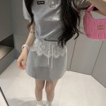 Miu Miu Breathable Fabric Short-Sleeved Shirts