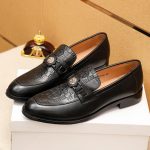 Versace Calfskin Leather Shoes