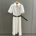 Miu Miu Gold Short-Sleeved Shirts