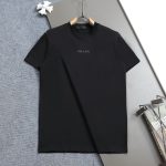 Prada Short-Sleeved T-Shirt Red Cotton Pure