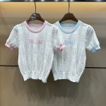 Miu Miu Jacquard Short Sleeves