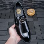 Versace Abs Leather Shoes