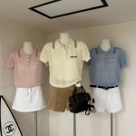 Miu Miu Jacquard Short Sleeves