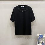 Prada Denim Short-Sleeved T-Shirt