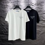 Prada Short-Sleeved Shirts Ash Adhesive Summer