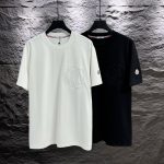 Moncler Ruler Red Cotton Pure Silk Silky Smooth Spring Summer And Embroidery Patch