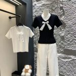 Miu Miu Lace Short Sleeves