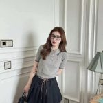 Miu Miu Abs Short-Sleeved Shirts For Summer