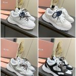 New Balance Dad Shoes Red Sheepskin