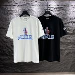 Moncler Ruler Red Cotton Pure Silk Silky Smooth Spring Summer And Embroidery Patch