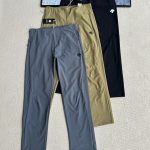 Descente Trousers Red Woven Fabric Quick-Drying Summer Slim Fit Zippered Pocket