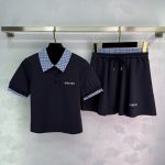 Miu Miu Plaid Short-Sleeved Shirt