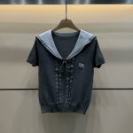Miu Miu Lace Short-Sleeved Shirt