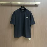 Fendi Short-Sleeved T-Shirt Red Cotton Velvet Spring Early
