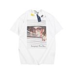 Dior Short-Sleeved Shirts Red Cotton