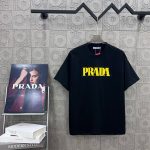 Prada Brick Short-Sleeved T-Shirt For Spring