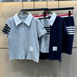 Thom Browne Jacquard Short-Sleeved Shirts
