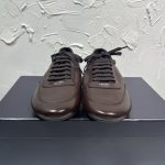 Prada Casual Shoes Brown Cowhide Pu Outsole Tpu Spring Autumn
