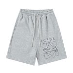 Loewe Shorts Red Cotton Pure Wool