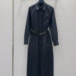 Louis Vuitton Long-Sleeved Dress