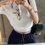 Miu Miu Abs Short-Sleeved Shirt