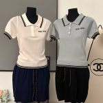 Miu Miu Jacquard Short-Sleeved Shirt