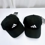 Adidas Hat Red Woven Fabric Running Summer