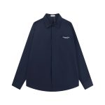 Dior Long-Sleeved Shirt Red Simple And Versatile