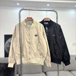 Prada Jacket Red Overlock Stitching