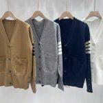 Thom Browne Jacquard Long-Sleeved Cardigan