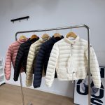 Moncler Jacket Pink Down Fleece