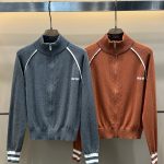 Miu Miu Jacquard Long-Sleeved Cardigan