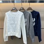 Miu Miu Lace Long-Sleeved Sweater