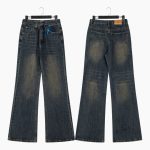 Balenciaga Jeans Red Cotton Pure Denim