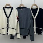 Thom Browne Jacquard Long-Sleeved Cardigan