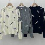 Thom Browne Jacquard Long-Sleeved