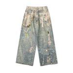 Acne Studios Jeans Color Lace 3D Printing