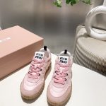 Miu Miu Canvas Sneakers For Spring