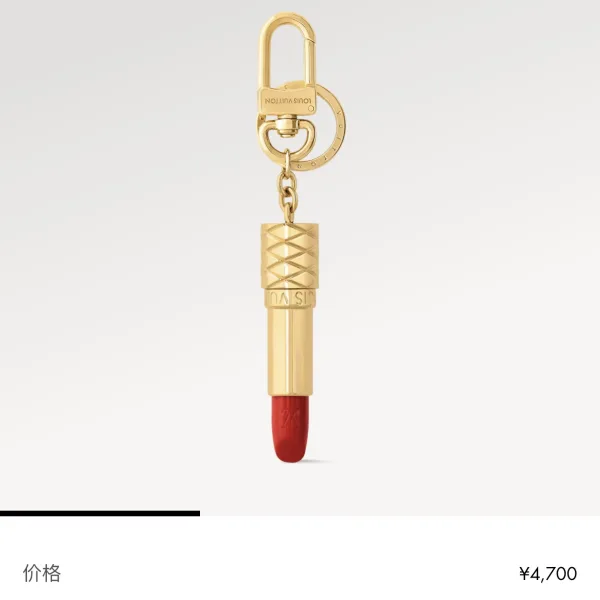 Louis Vuitton Resin Keychain