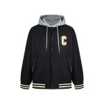 Celine Jacket Red Cotton Satin Embroidery Patch