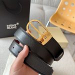 Montblanc Belt Top-Grain Cowhide
