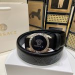 Versace Hoodie Ash Eva Embossed Leather Sophistication