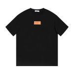 Loewe Short-Sleeved T-Shirt Black Cotton Pure Summer